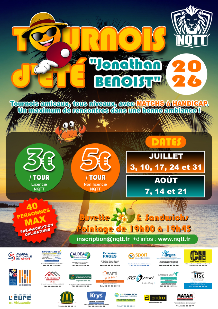 Tournoi d'été LE NEUBOURG Tour 6